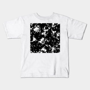 Black marble - Tie-Dye Shibori Texture Kids T-Shirt